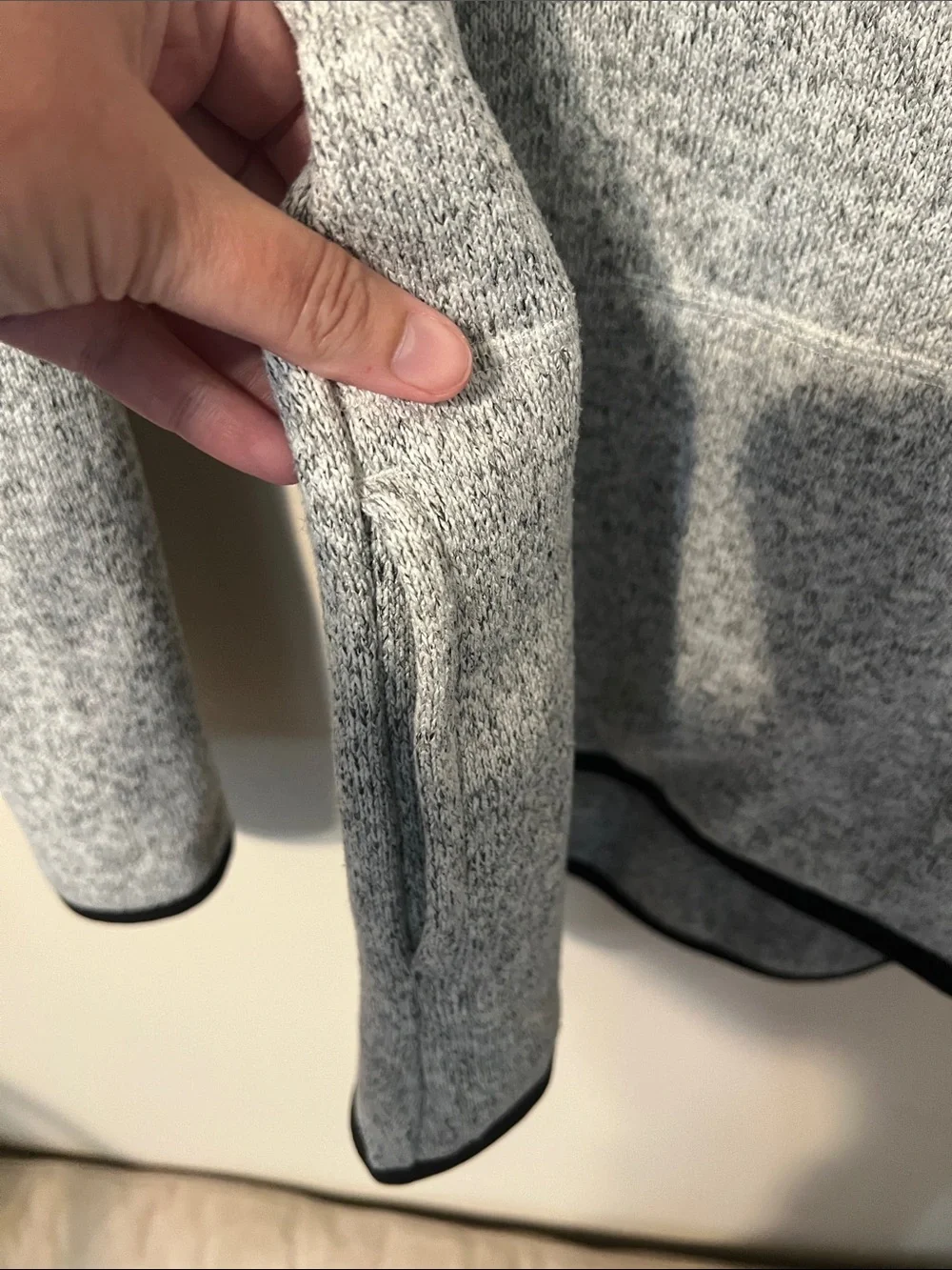 Nike Gray Cowl Neck Pullover with Black Trim